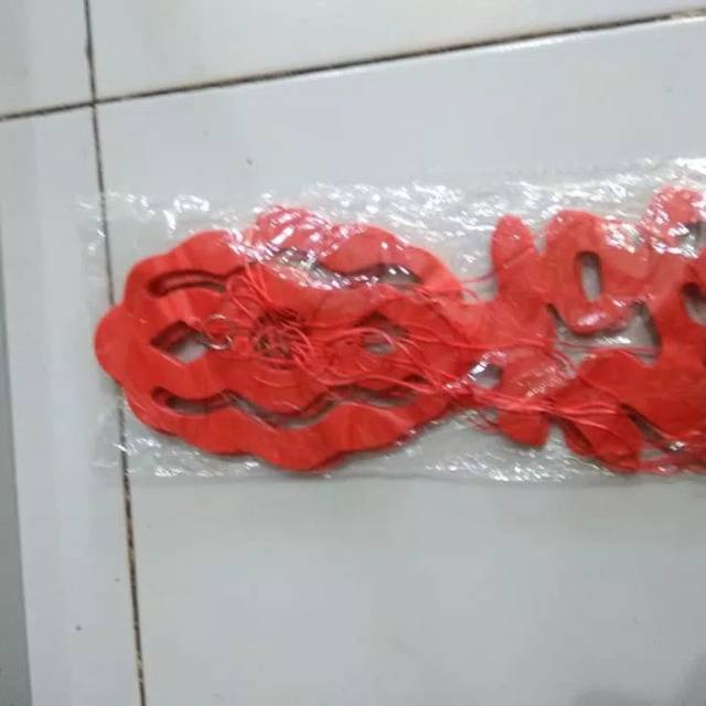 Slinger garland imlek hiasan gantung Chinese new year