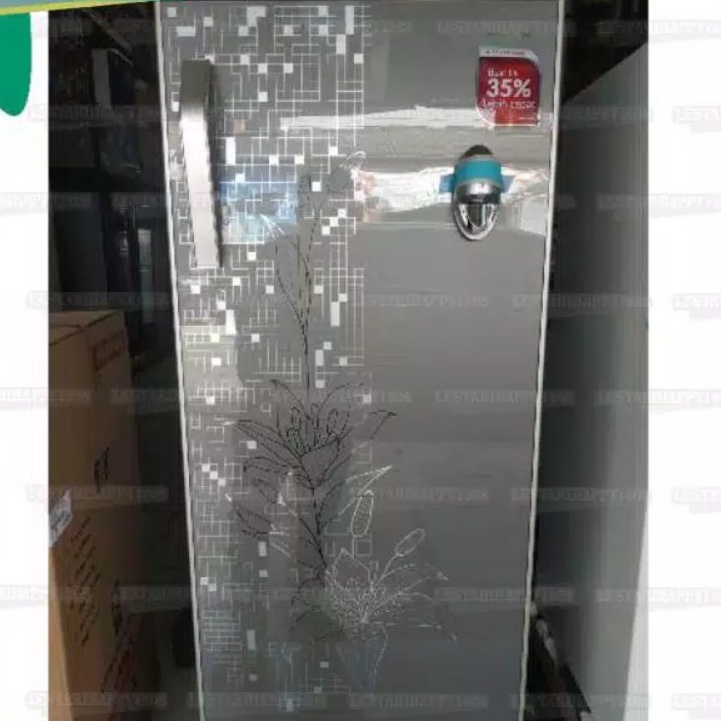 Kulkas dispenser air polytron / Kulkas 1pintu Polytron PRD 18LYS "kediri sekitarnya"