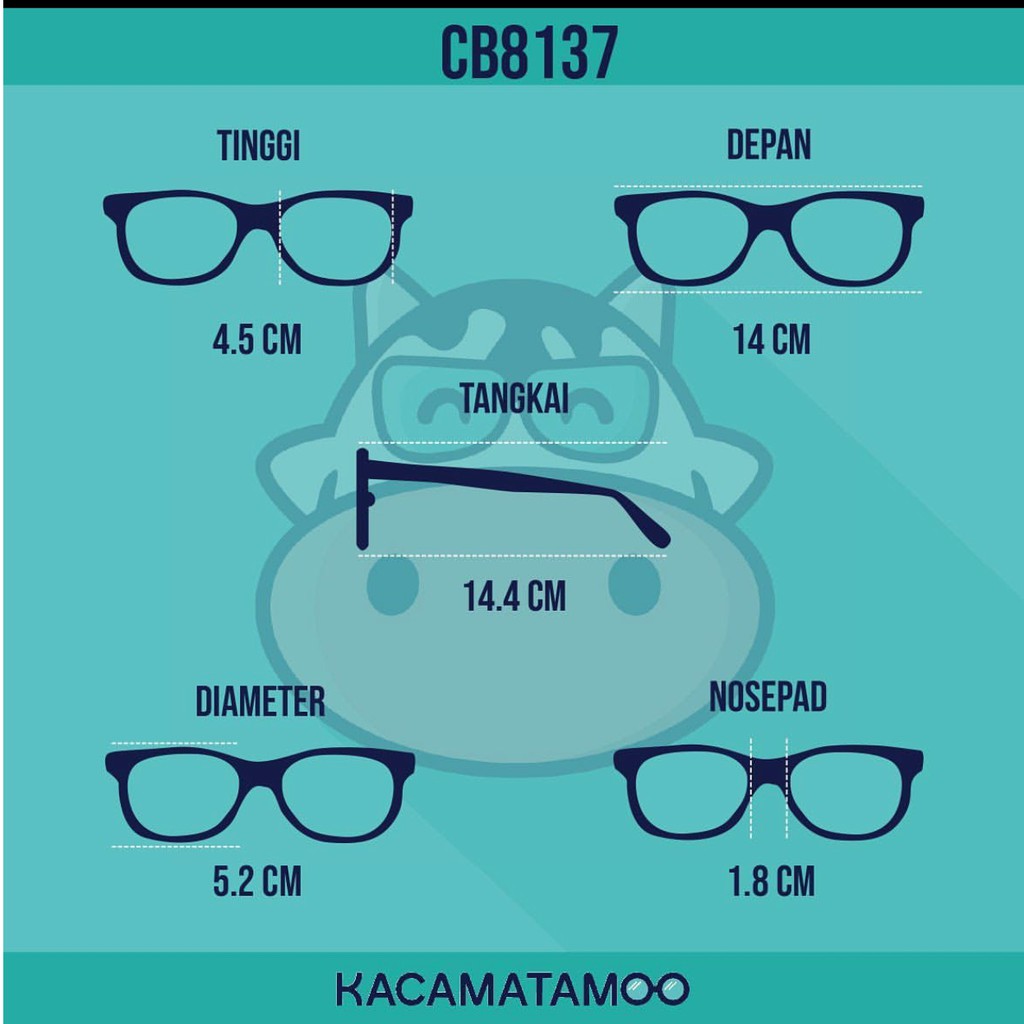 FRAME KACAMATA KODE CB8137