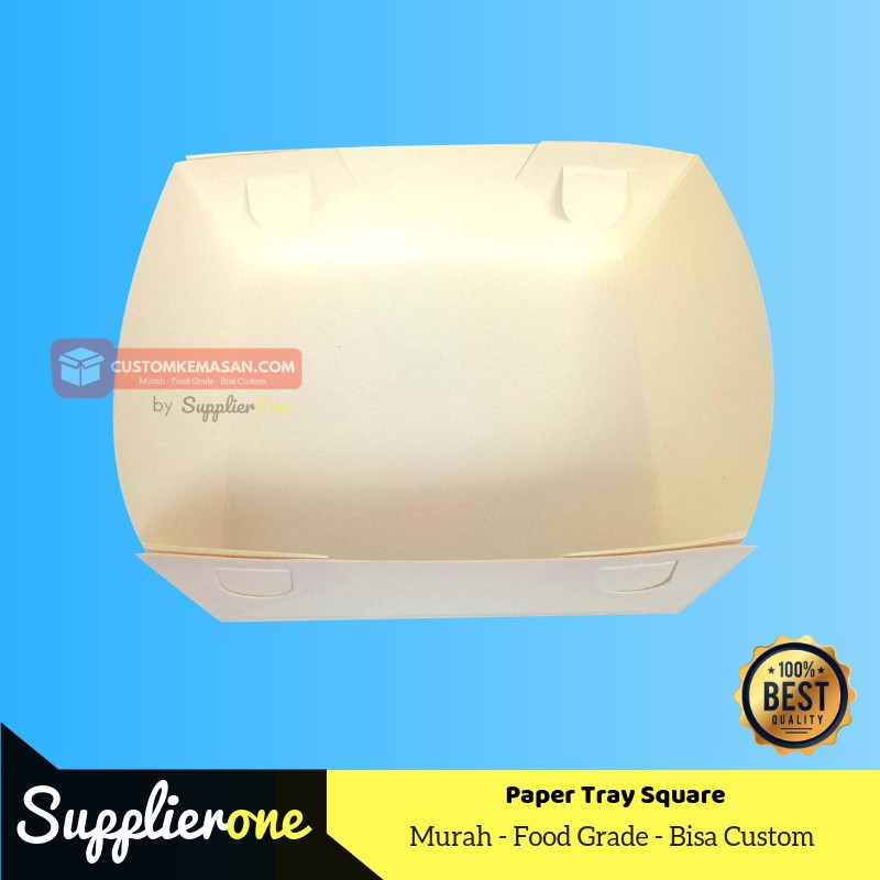 Paper Tray makanan, Tempat Burger, Tempat Kentang Goreng, Box Burger & Kentang