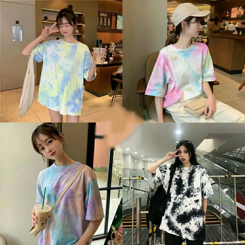 Cs Kaos Tie Dye T-Shirt / BAJU TUMBLER, KAOS ABSTRAK