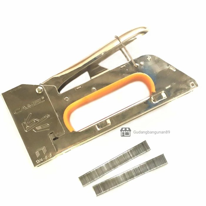 

Steples Gun 4 - 8 MM/Staple Gun/Hekter/Alat Tembak Jok Kulit Karpet Walpaper /Staples Besar 4 6 8 MM