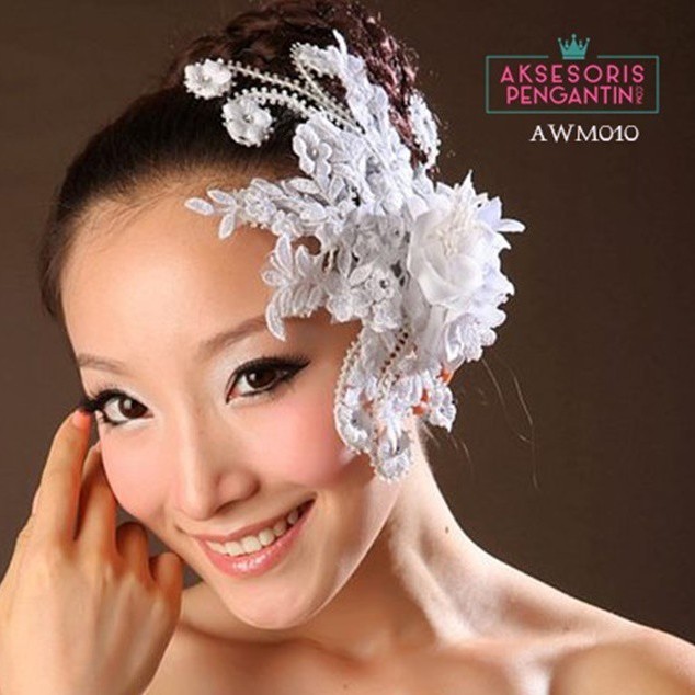 [BISA COD] TIARA AKSESORIS WEDDING HEADPIECE PENGANTIN HIASAN RAMBUT AWM010