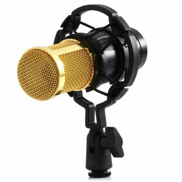 MIKROFON KONDENSER STUDIO SHOCK PROOF MOUNT BM800 / MICROPHONE SMULE / MIKROFON STUDIO / CONDENSER