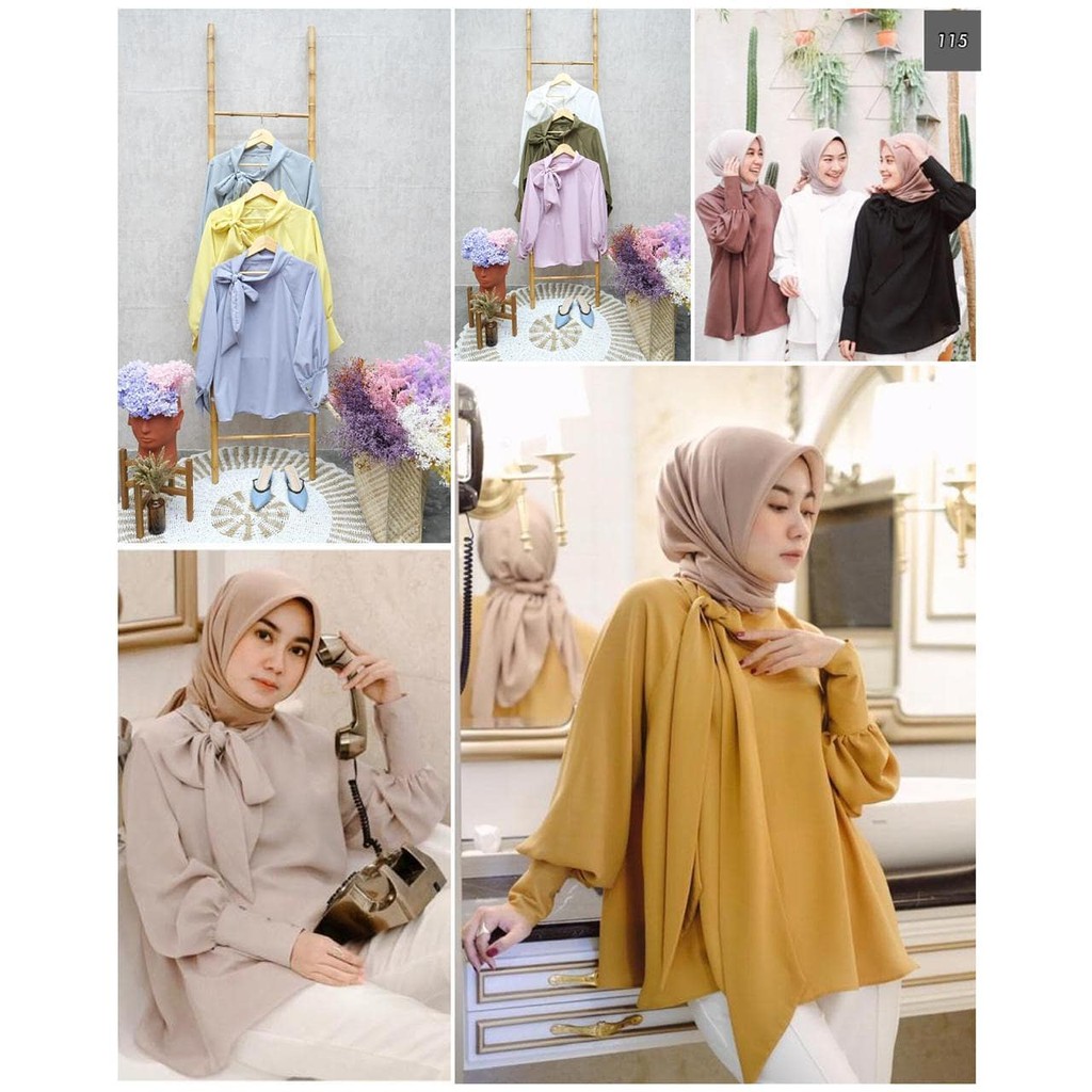 Elvira Blouse Dark Green