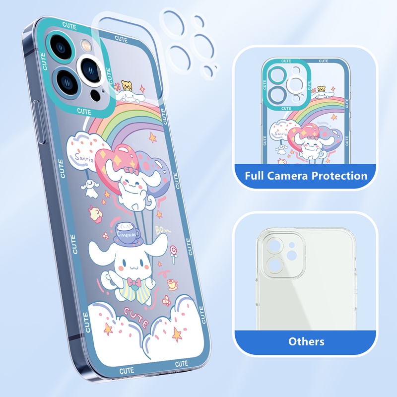 Dllencase Casing Soft Case TPU Motif Kartun For iPhone 14 13 Pro Max / 6 + / 6s + / 7 / 7 + / 8 / 8 + / X / XS / XR / XS Max / 11 / 12 / 13 46 Pro / A2 Pro Max