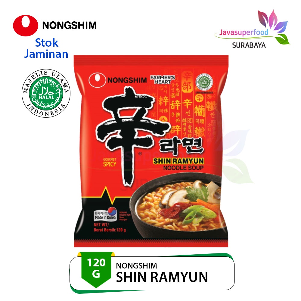 

Nongshim SHIN RAMYUN ramen Impor dari Korea 120g/Korea spicy noodle