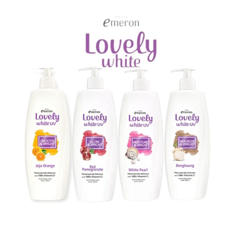 EMERON LOVELY Body Lotion Glowing White 500ml