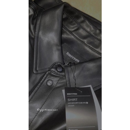 leather shirt 01 enhypen jay booked