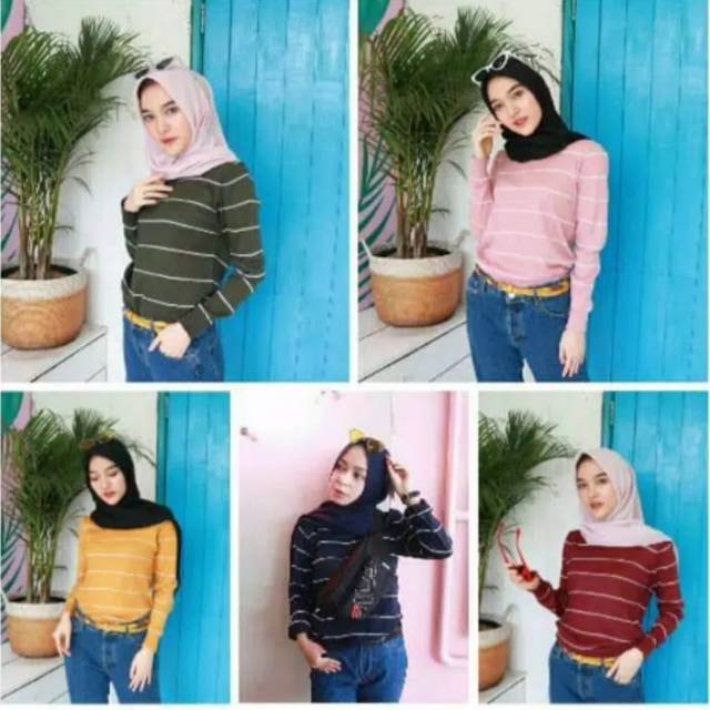 JAKET SWEATER BAJU ATASAN BLOUSE RAJUT TERBARU KEKINIAN WANITA MURAH