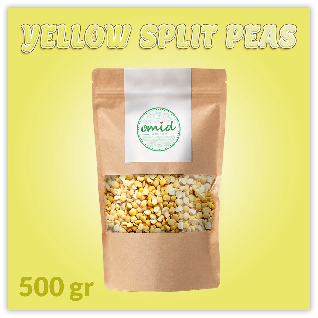 

Organic Yellow Split Peas - Kacang Polong Kuning - 500 gr