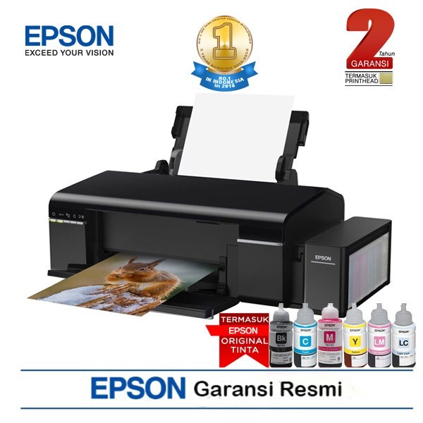 PRINTER EPSON L805 PHOTO PRINT / PRINTER EPSON L 805 PHOTO PRINT ID CARD CD DVD GARANSI RESMI