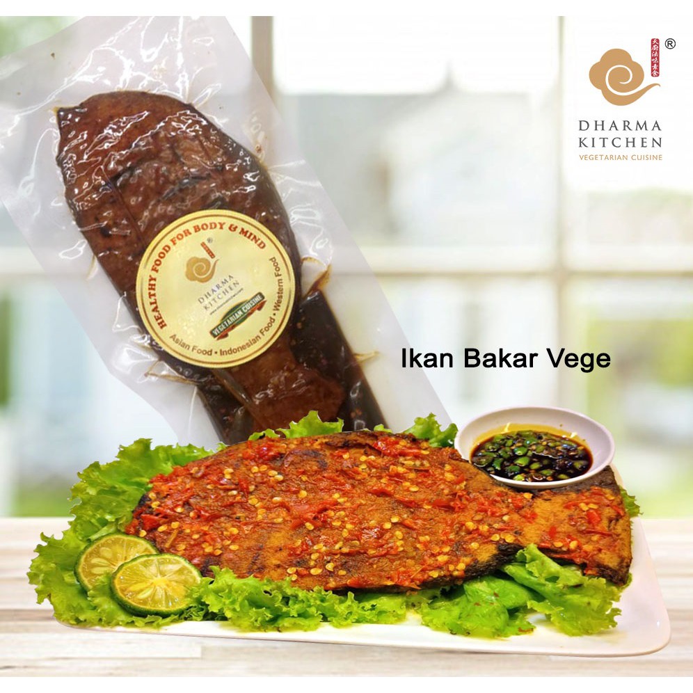 

Dharma Kitchen - Ikan Bakar Vegetarian - Frozen Healty Food