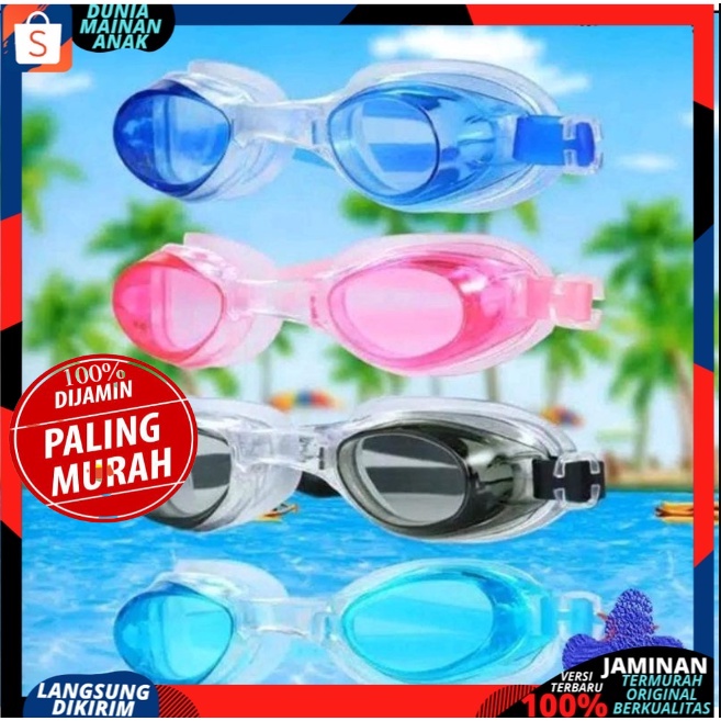 KACAMATA RENANG BERENANG ANAK COWOK CEWEK ALL SIZE OLAHRAGA OUTDOOR DIVINE GLASS MURAH