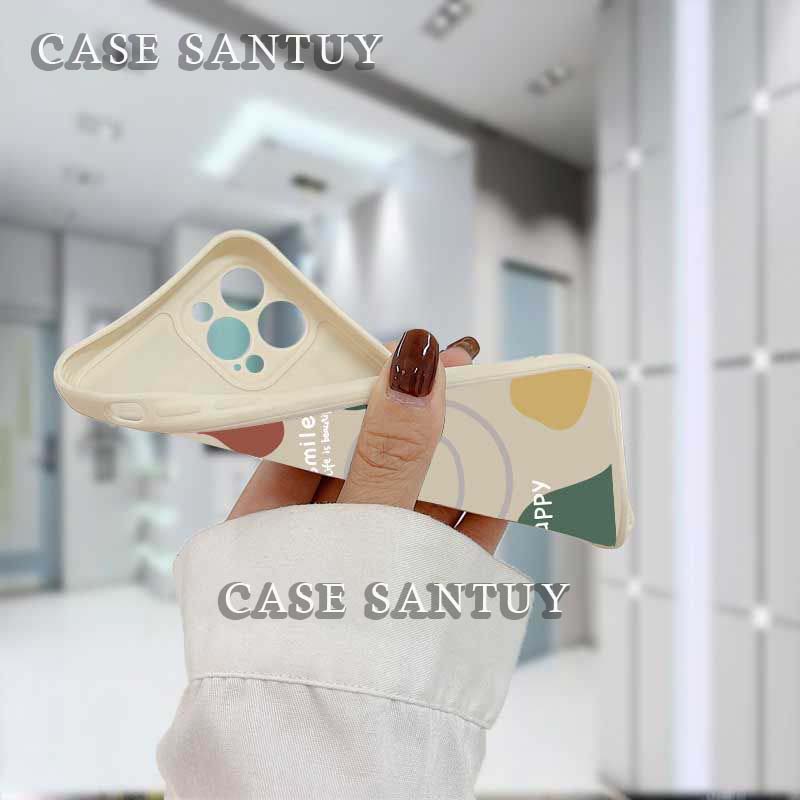 Case Casing Smile Samsung S10 S10 Plus S20 S20 Plus S20 Ultra S20 FE S21 FE S21 S21 Plus S21 Ultra S22 S22 Plus S22 Ultra Soft Case Square Edge Phone Case Cover Casing