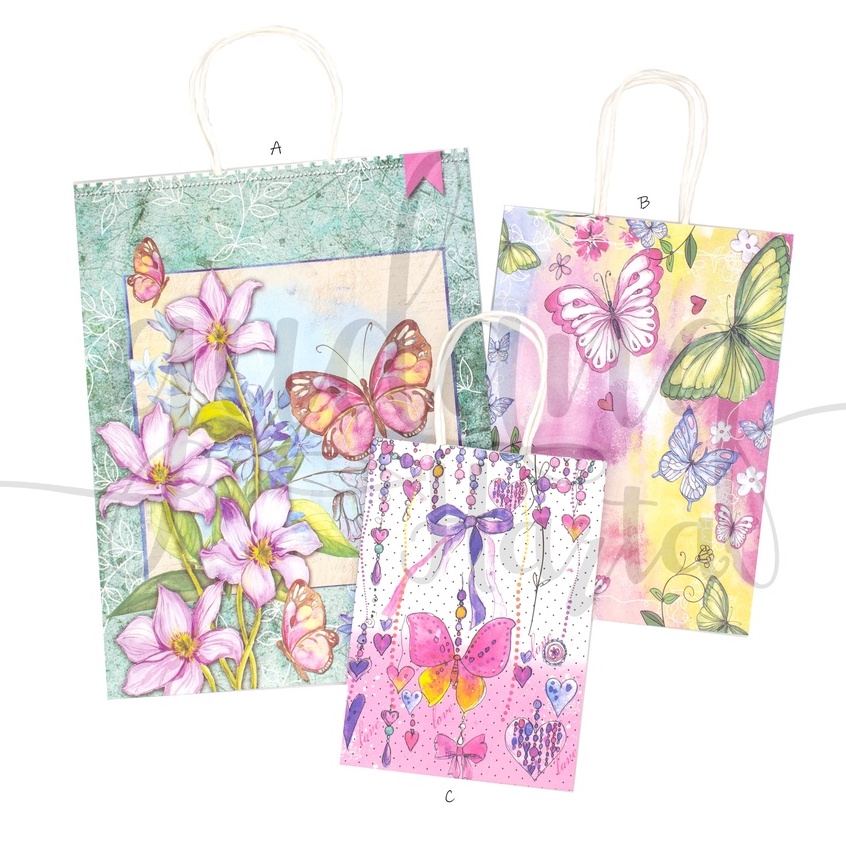 

GCC Paper Bag Butterfly Tas Kado Motif Kupu Goodie Bag GCC 507017
