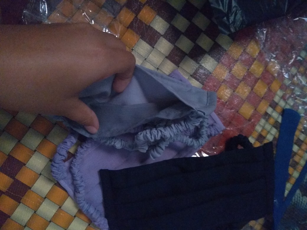 Masker Kain 2ply Bisa Isi Tisu Karet Hijabloop