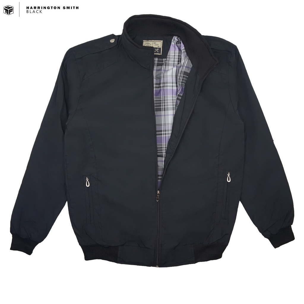 Jaket Harrington Smith Bomber Polos Pria Wanita Unisex Original Dogart