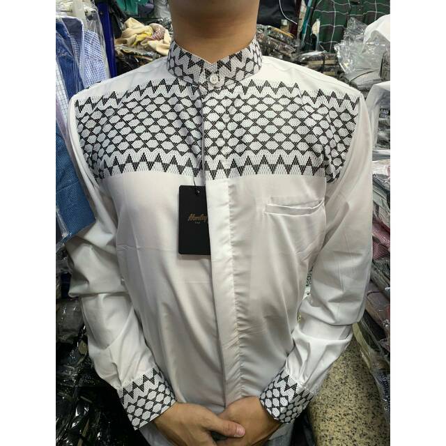 kemeja koko harley man tangan panjang