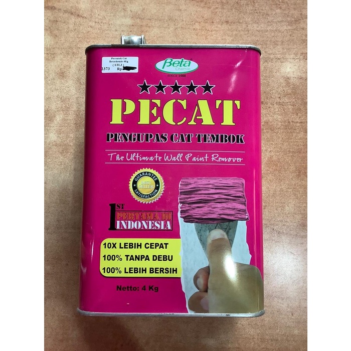 

Cairan Perontok Cat Tembok 4Kg / Paint Remover / Penghapus Cat / Pecat