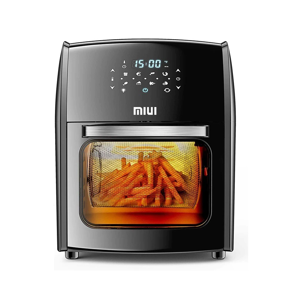 MIUI Smart Air Fryer Oven Mesin Penggoreng Tanpa Minyak 10L - HIC-AF-8081D - Black