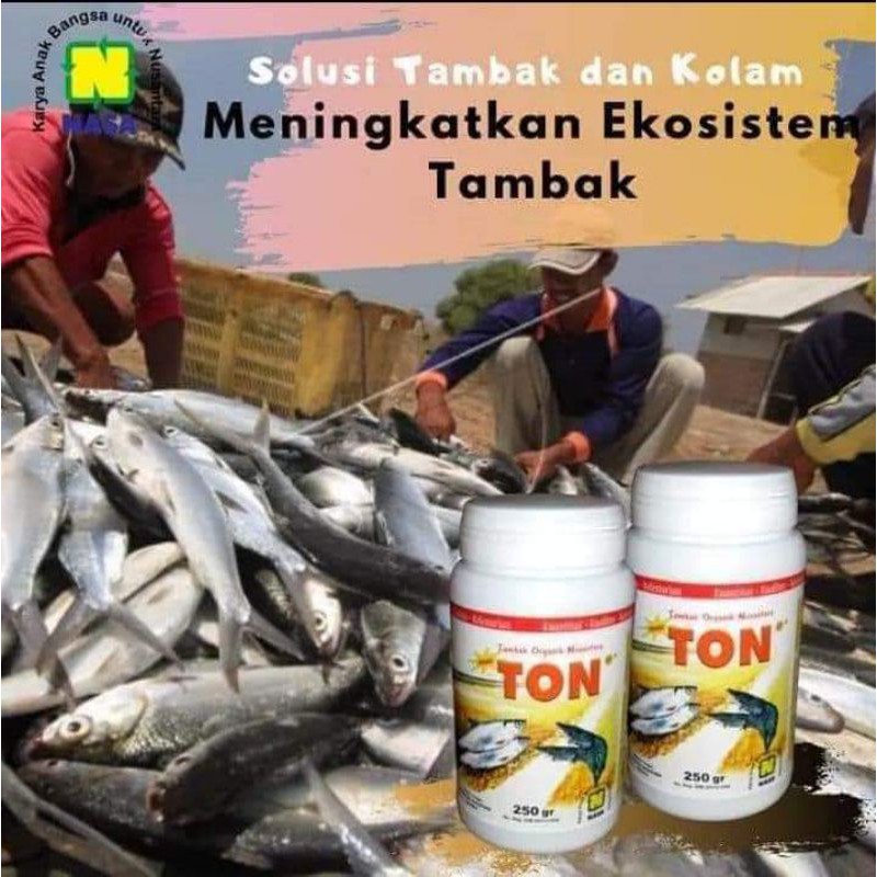 Ton NASA #solusi tambak udang dan ikan #mningkatkan hasil panen #vitamin ternak tambak