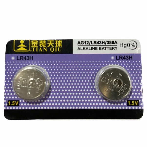 Baterai Battery Baterei Kancing Button Cell AG12 AG 12 LR43 386 SR43W