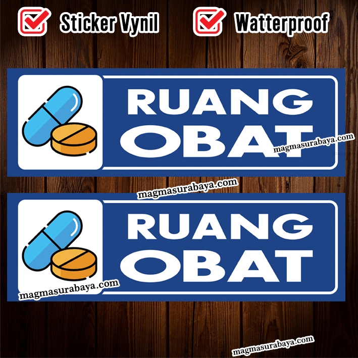 

Stiker Ruang Obat label sticker