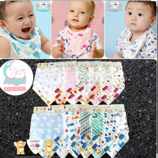Libby scarf bibs isi 2 pcs