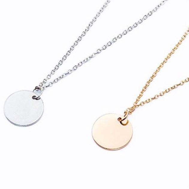 OILA kalung simpel bulat small round thin simple necklace jka159 (3D2)