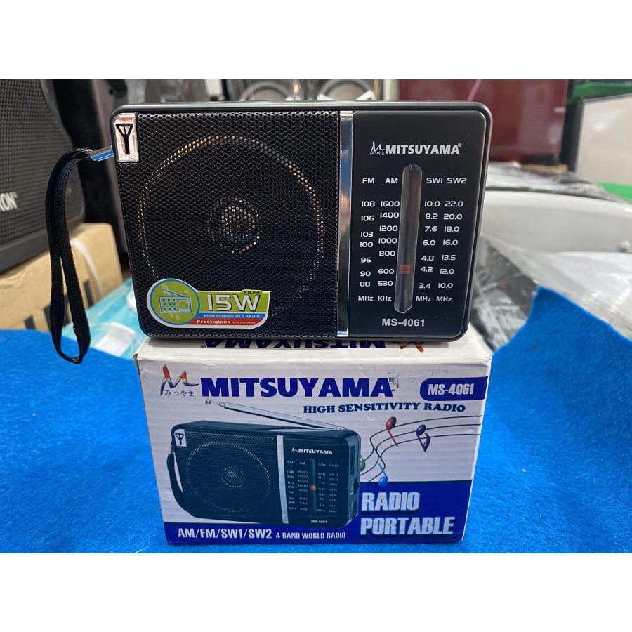 Promo Terbaru!!! Radio Portable Mitsuyama MS-4061 Batrai Awet dan tahan lama