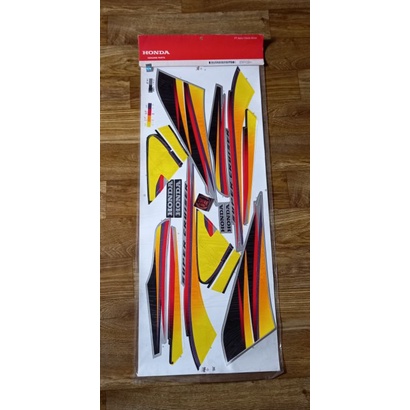 Striping stripping sticker stiker polet lis tiger lawas tilas original ahm 2001 2002