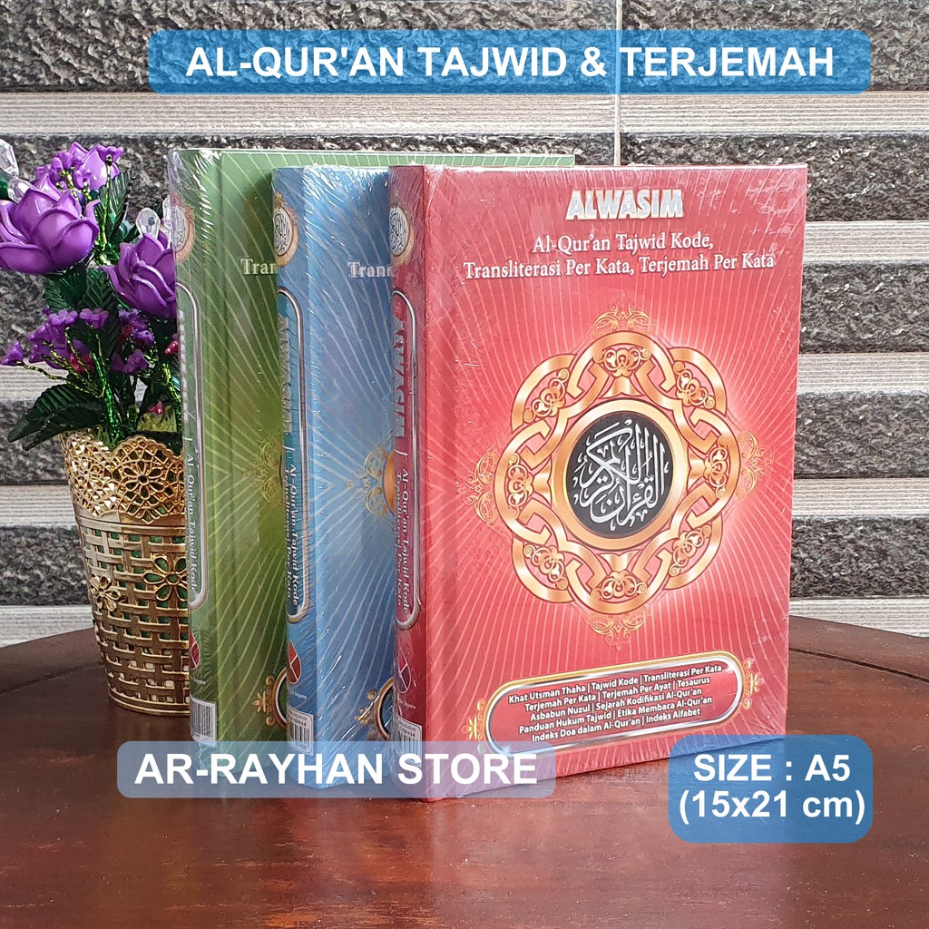AlQuran AlWasim Sedang A5 - Al Quran Al Wasim Tajwid Terjemah Perkata