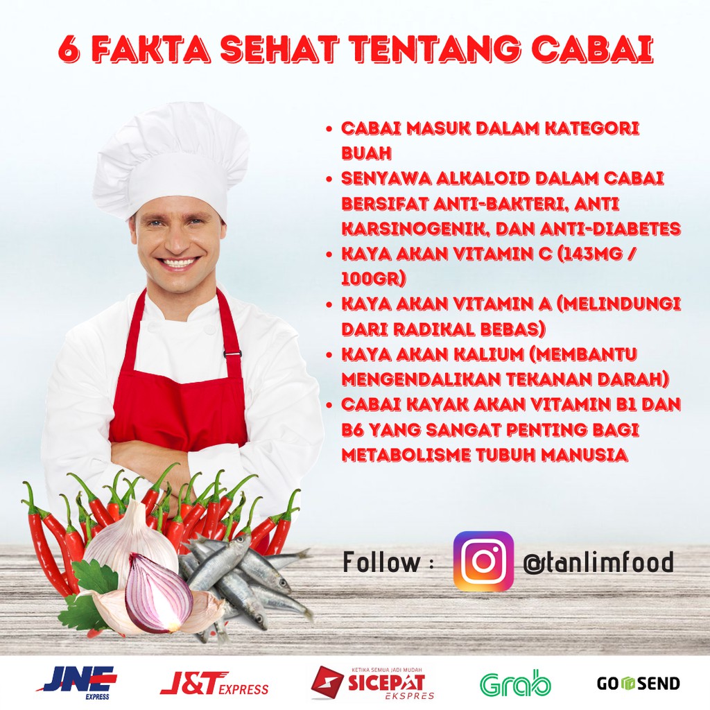 Sambal Sambel Tanlim Khas Surabaya ( Promo 3 Pcs )