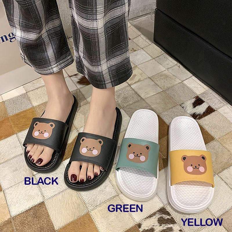 Sandal Selop Dewasa Import Cute Bear