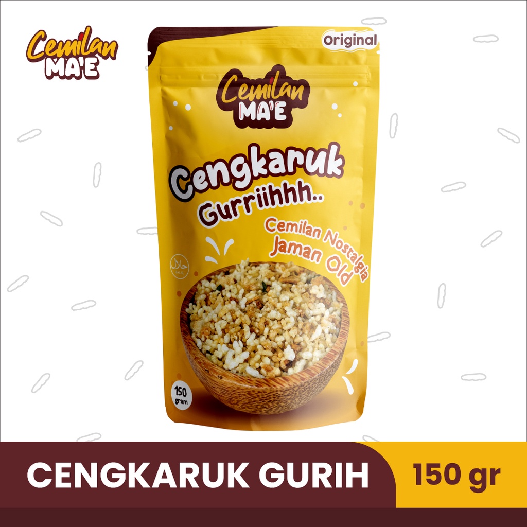 

Cemilan Cengkaruk MA'E Gurih Enak 140g - Cemilan Gurhih - Cemilan Enak dan Halal cemilan afas