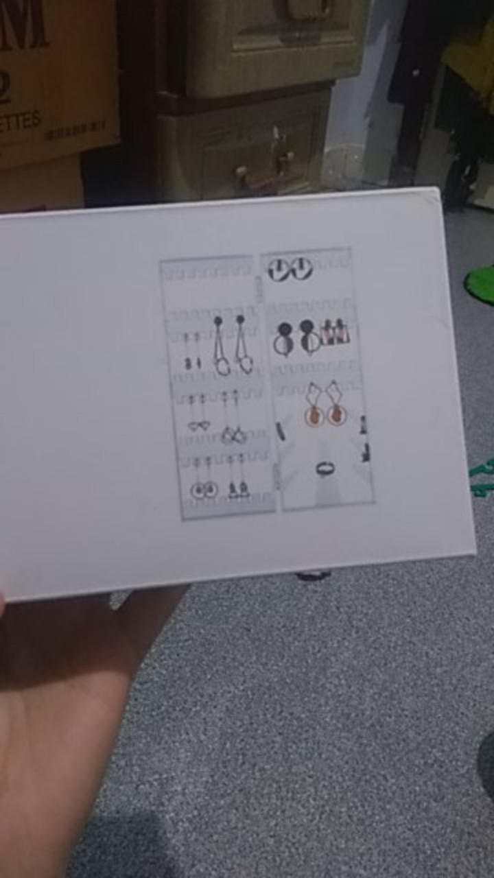 Miniso beauty Rak Tempat Aksesoris Hiasan Kotak Penyimpanan Transparan