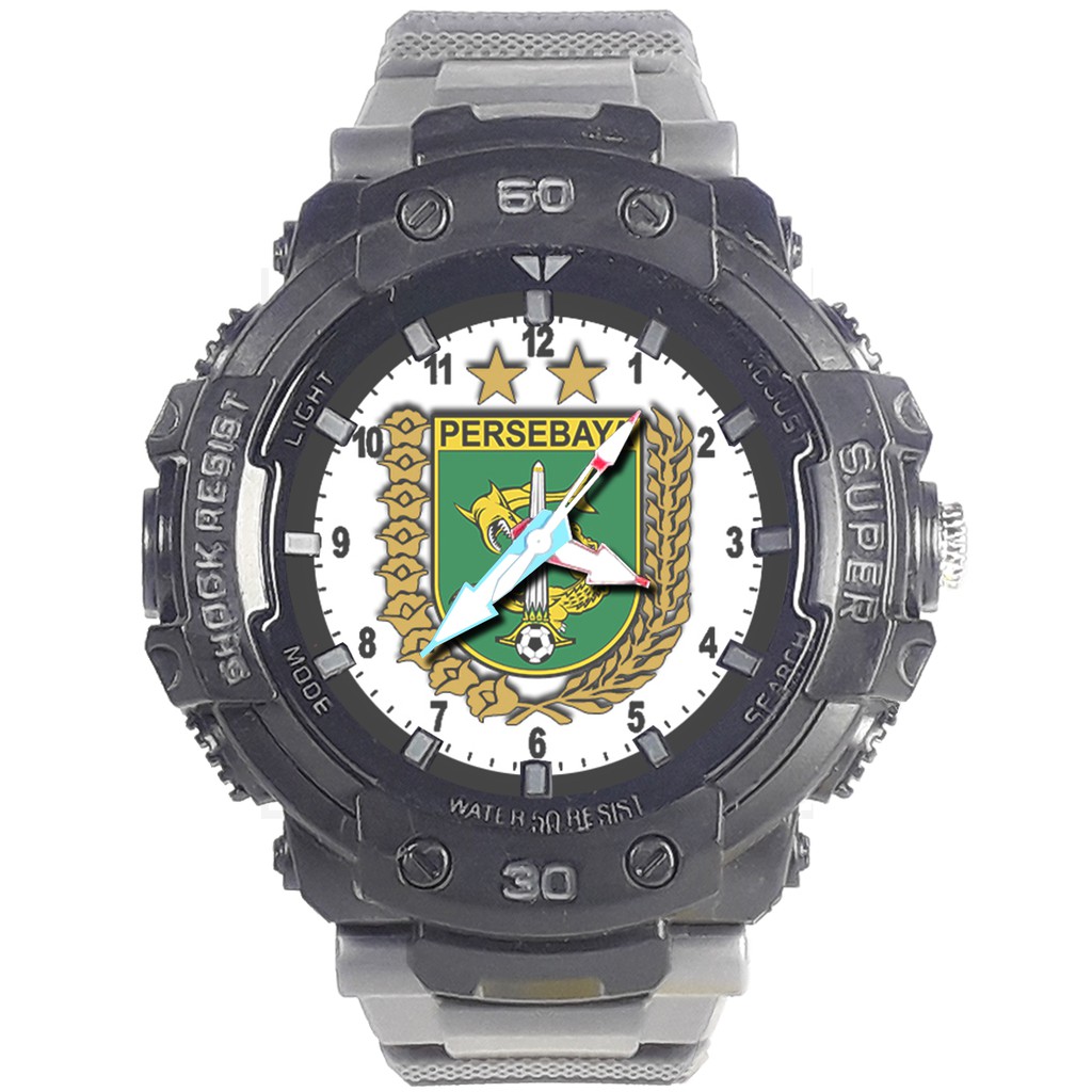 Jam Tangan  PERSEBAYA MOTIF 4 Bagus