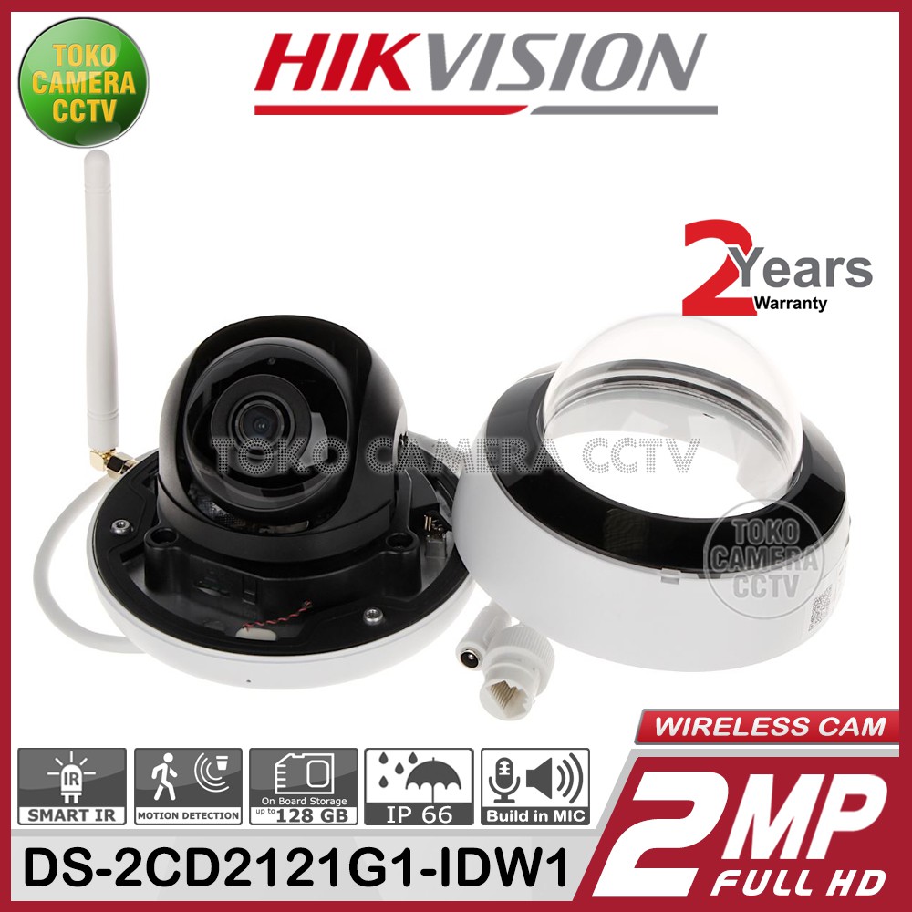 WIFI IP CAMERA 2MP HIKVISION DS-2CD2121G1-IDW1