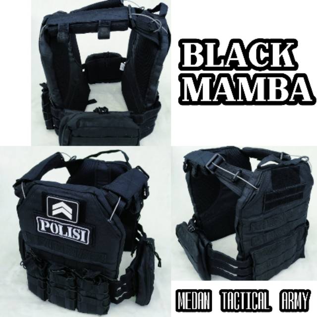 Blackmamba Body vest rompi Kokoh Kualitas Internasional