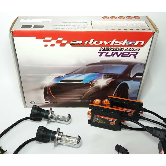LAMPU HID MOBIL H4 HiLo AUTOVISION TUNER ORIGINAL GARANSI RESMI