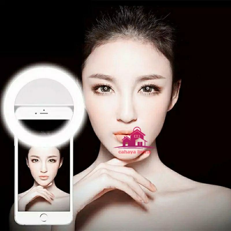 Selfie Ring Light Lampu LED Vlogger RK-12 RingLight