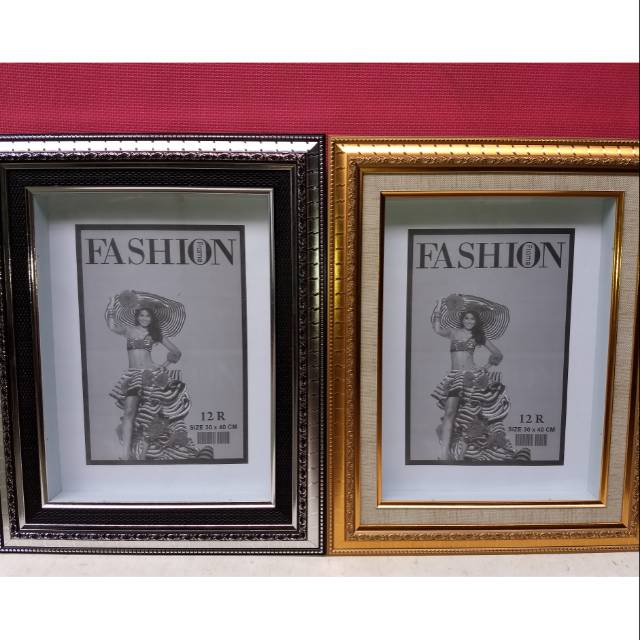 Bingka Mahar 3D 30x40 Linen Gold / Silver / Coklat