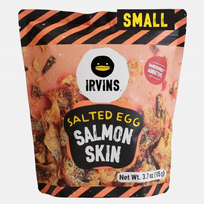 

Irvins Salted Egg Salmon Skin 105Gr