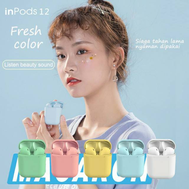 INPODS 12 TWS MULTI COLOURS TOUCH VERSION