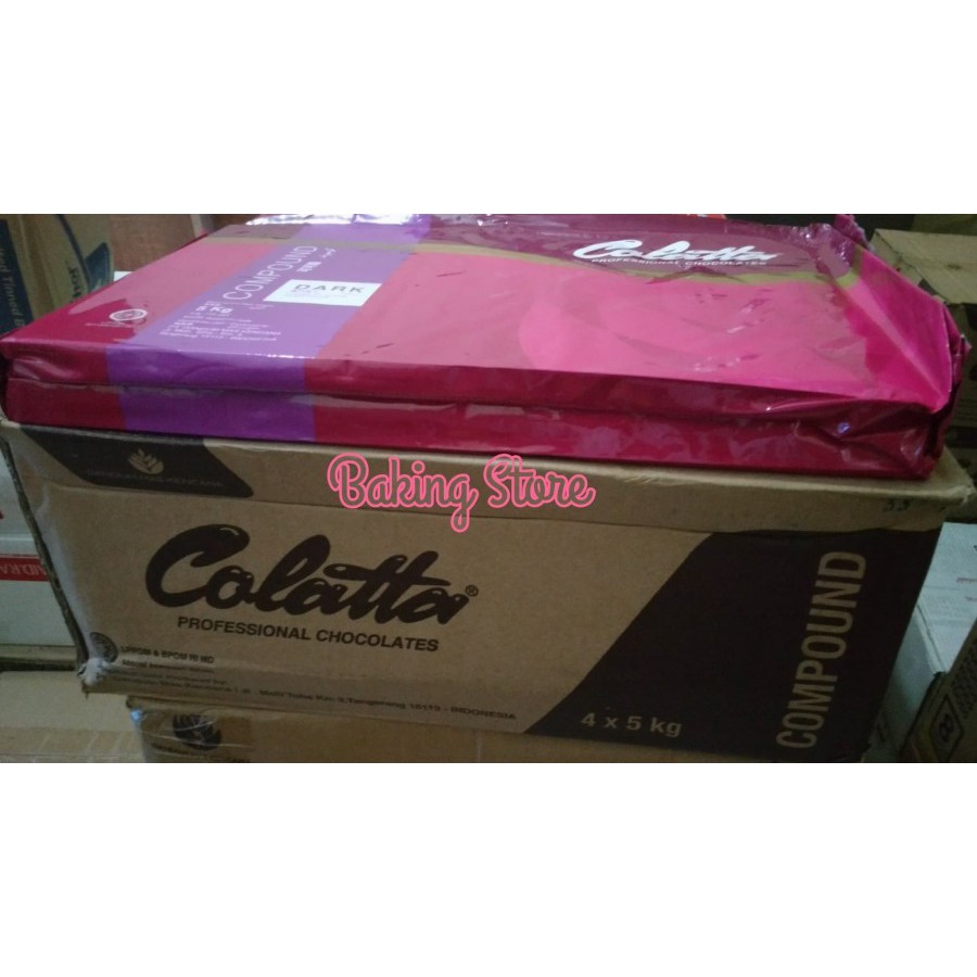 

Cokelat Coklat Batang - Chocolate Compound Colatta 4x5kg - Gosend Only!!!