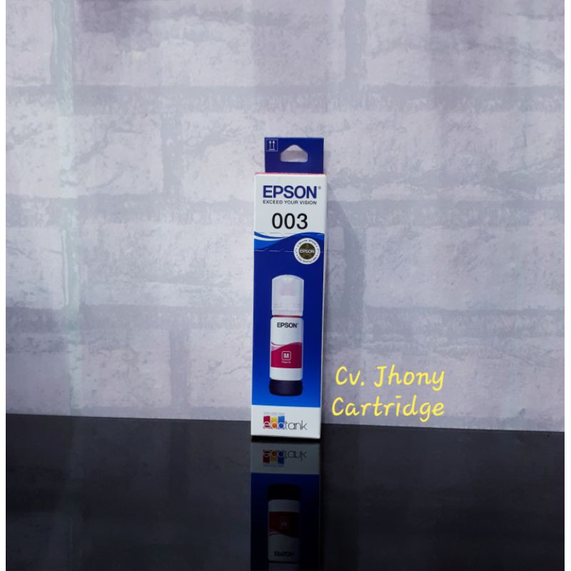 Tinta Epson 003 Hitam Black 003 warna colour Original