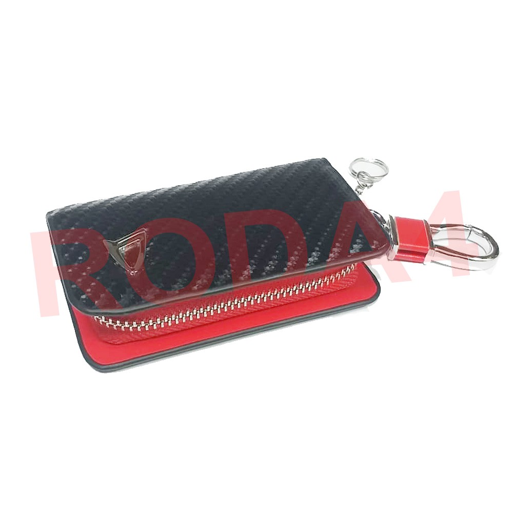 Dompet STNK Mobil Logo Daihatsu Motif Carbon