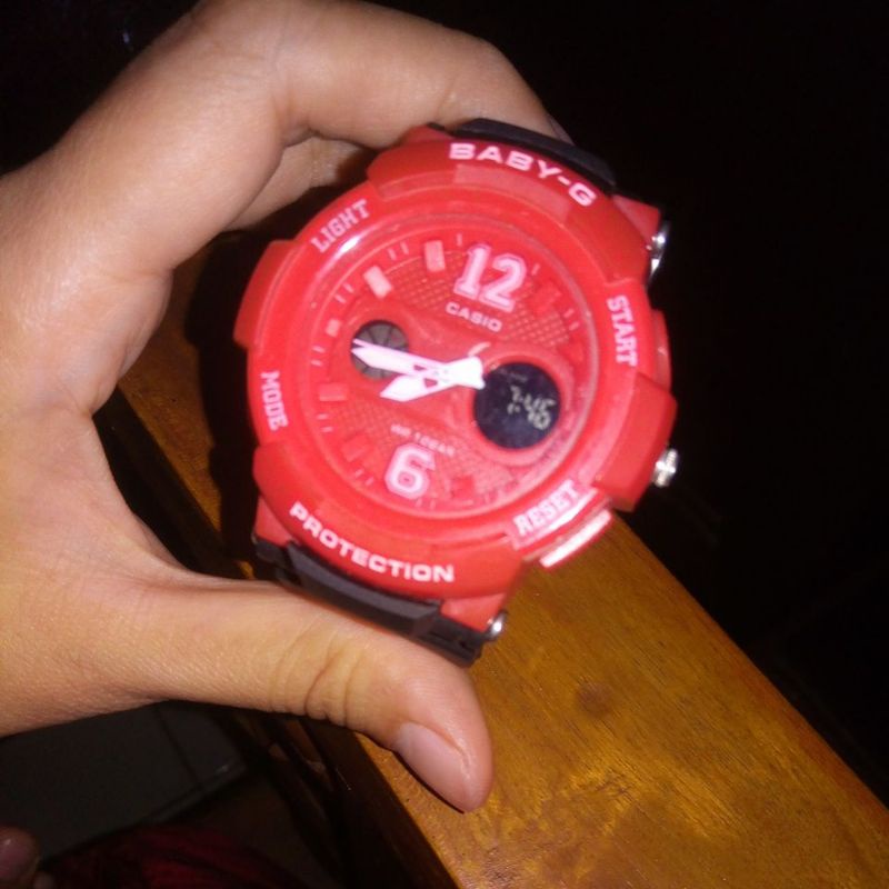 Preloved bekas jam tangan CASIO BABY G ORIGINAL