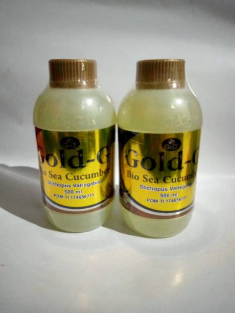 jelly Gamat Gold G Sea Cucumber 500 ml Obat Herbal